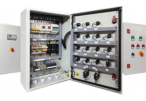 Шкафы и пульты управления